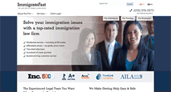 Desktop Screenshot of immigratefast.com